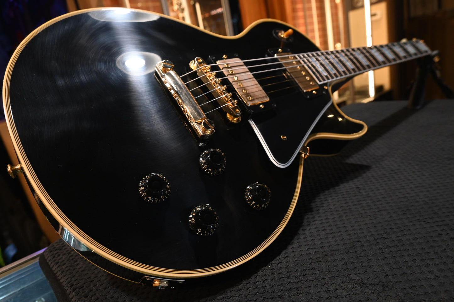 Gibson Custom Shop 1957 Les Paul Custom Reissue 2-Pickup VOS - Ebony Guitar #2390