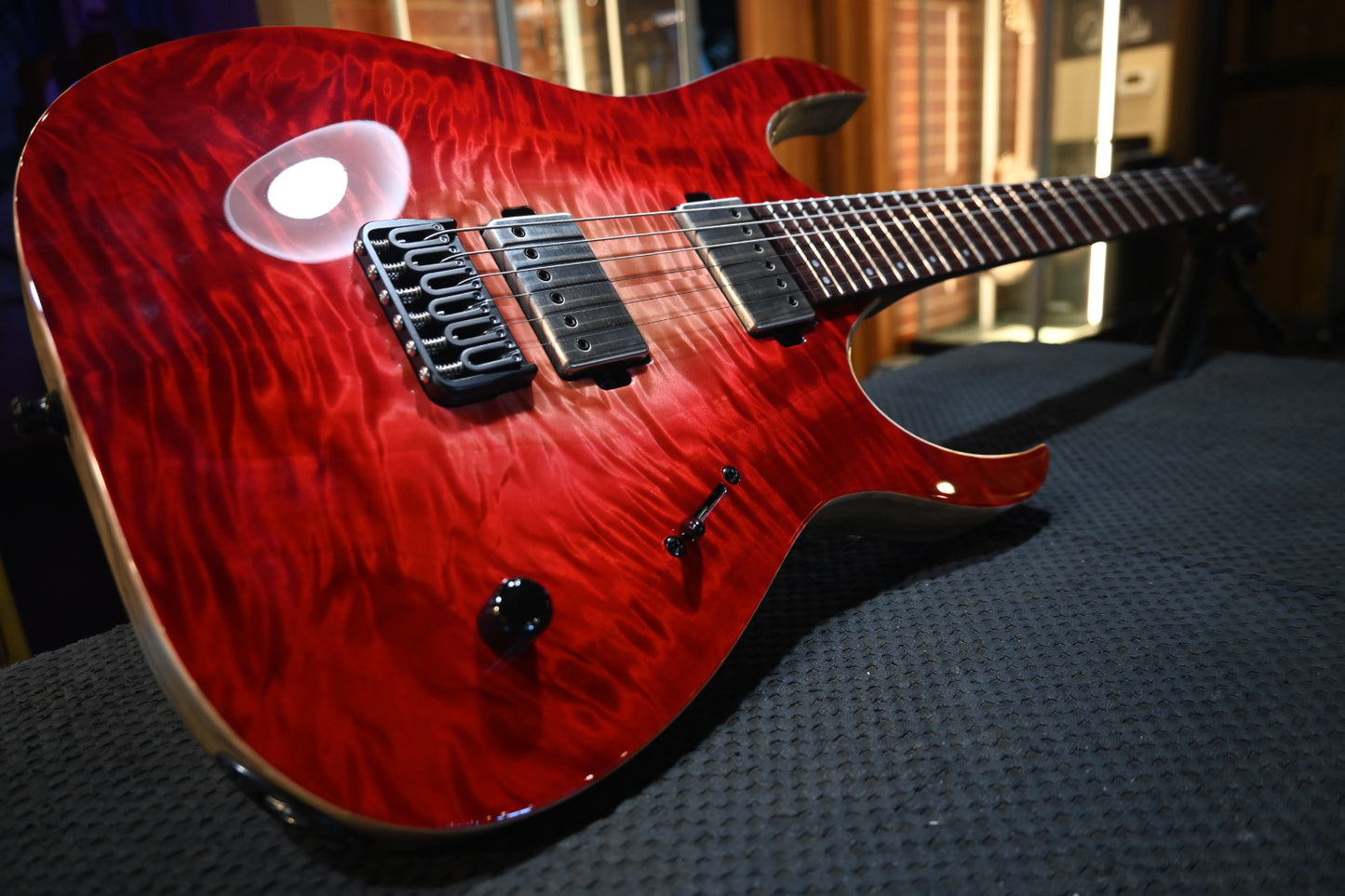 Mayones Duvell Elite 6 2024 - Trans Nature Fad Red Burst Out Guitar #6102