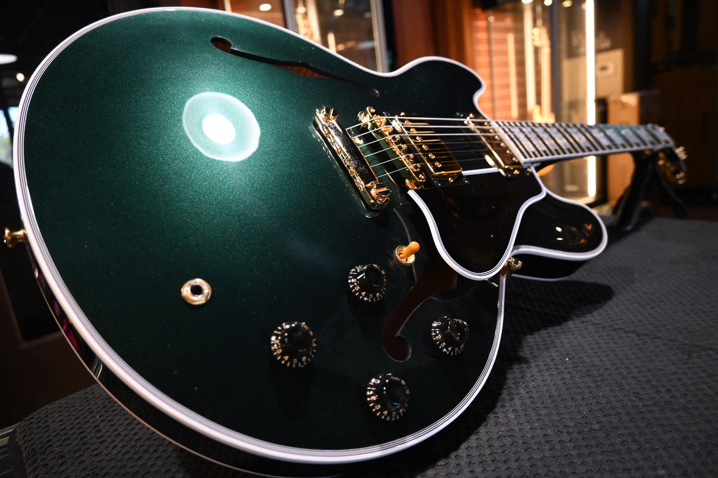 Gibson Custom Shop 1959 ES-355 Reissue - British Racing Green Guitar #0014 - Danville Music