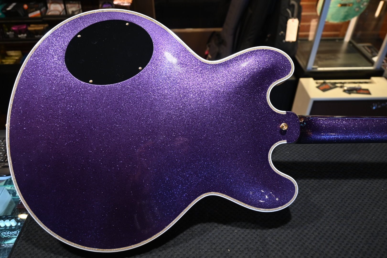 Gibson Custom Shop B.B. King Lucille Legacy One-of-a-Kind - Purple Sparkle Guitar #2889 - Danville Music