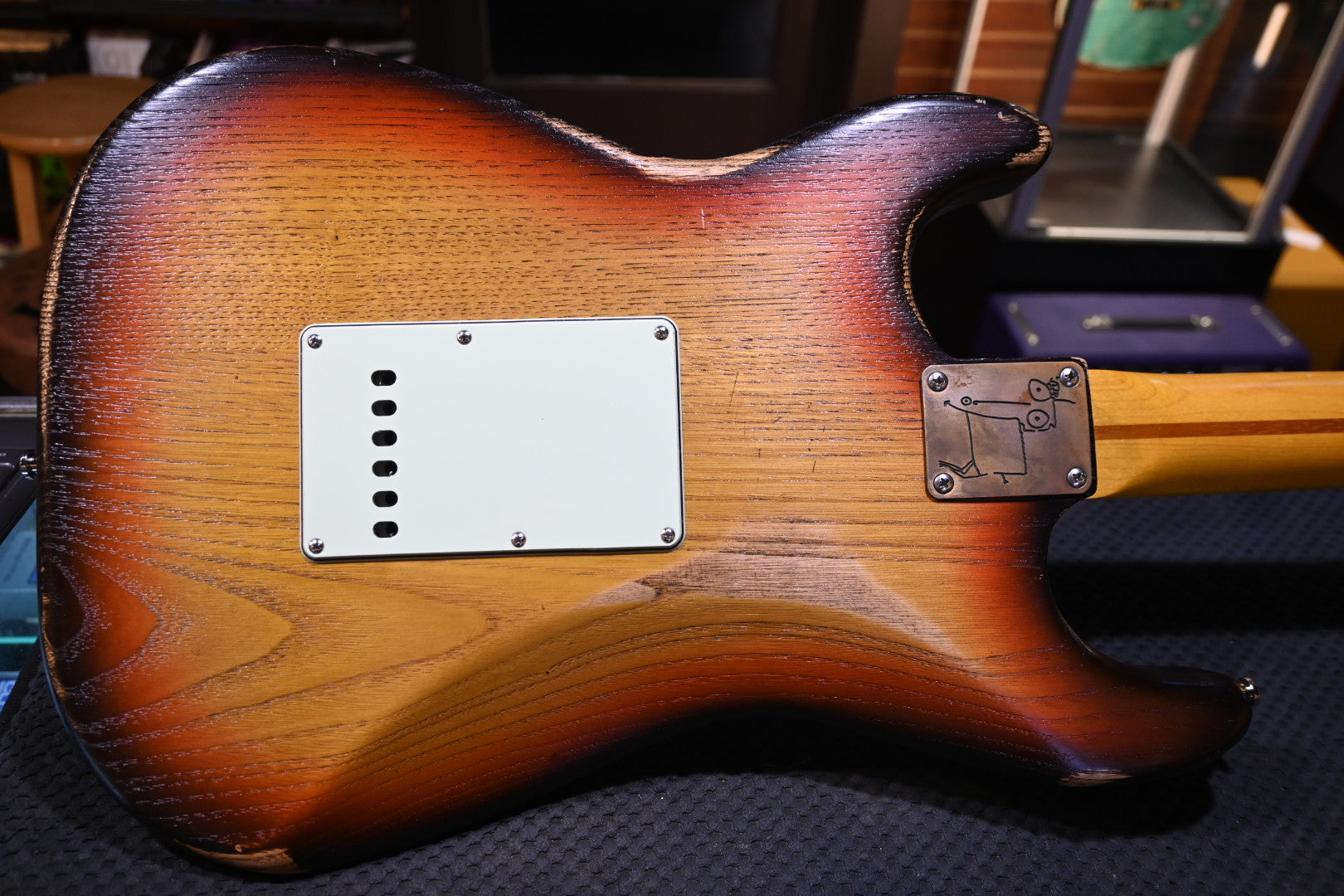 Paoletti Custom Shop Masterbuilt Stratospheric Owned By Joe Satriani - 3-Color Sunburst Guitar #3918 - Danville Music