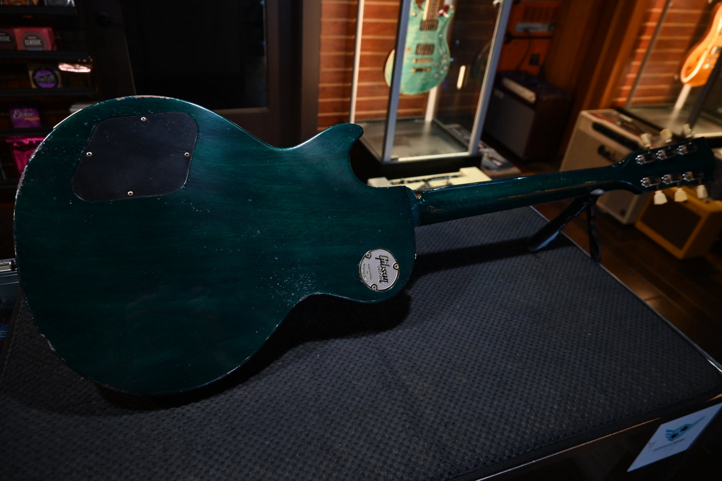 Gibson Custom Shop 1959 Les Paul Standard Reissue Murphy Lab Light Aged - Ocean Magenta Guitar #3196 - Danville Music