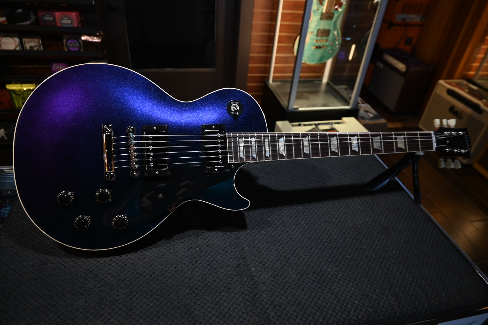 Gibson Custom Shop 1957 Les Paul Standard Reissue - Hemisphere Shift Top Guitar #1855 - Danville Music