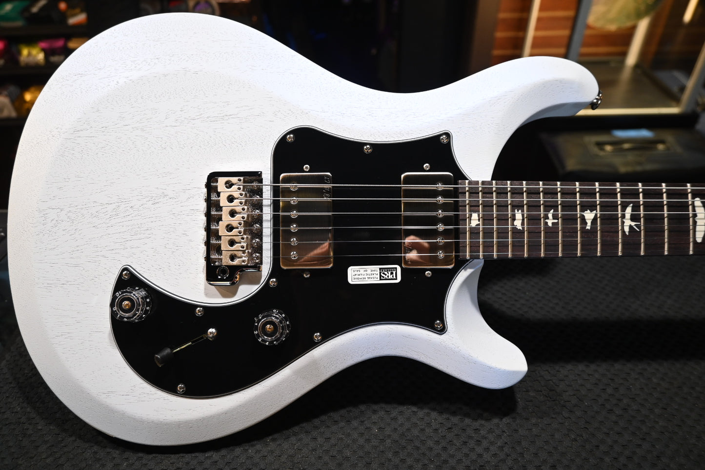 PRS S2 Standard 24 Satin - Pearl White Guitar #2058