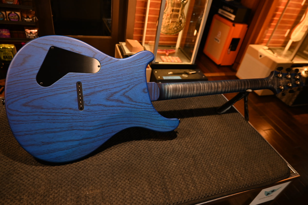 PRS Wood Library Holcomb 10-Top - Charcoal Blue Wrap Burst Satin Guitar #0435