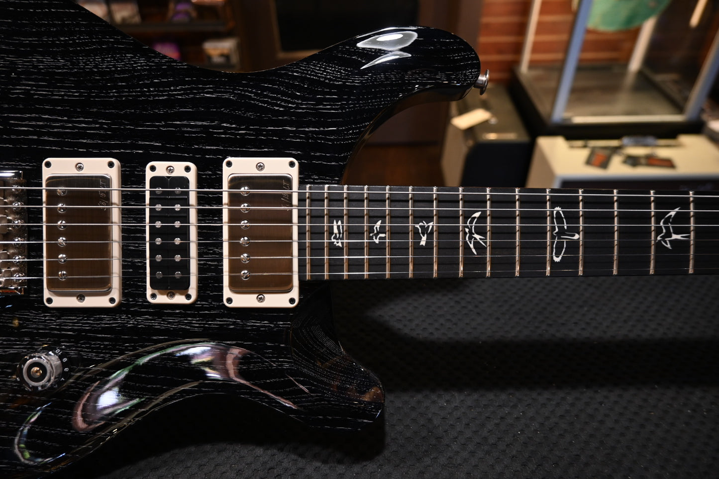 PRS Wood Library Swamp Ash Special - Black Doghair Guitar #7362 - Danville Music