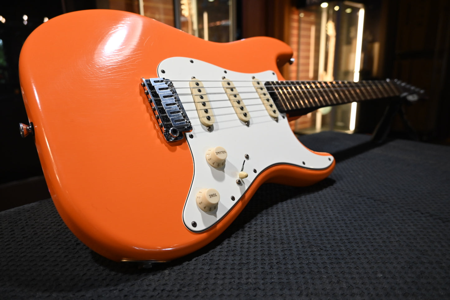 Schecter Nick Johnston USA Signature 2020 - Atomic Orange Nitro Guitar #1014