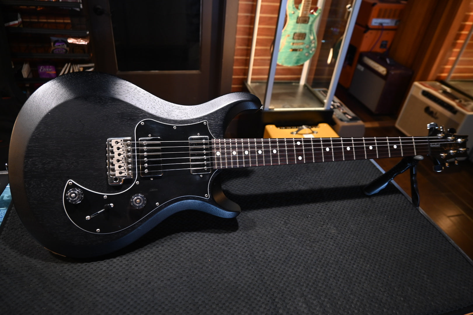 PRS S2 Standard 24 Satin - Charcoal Guitar #5015 - Danville Music