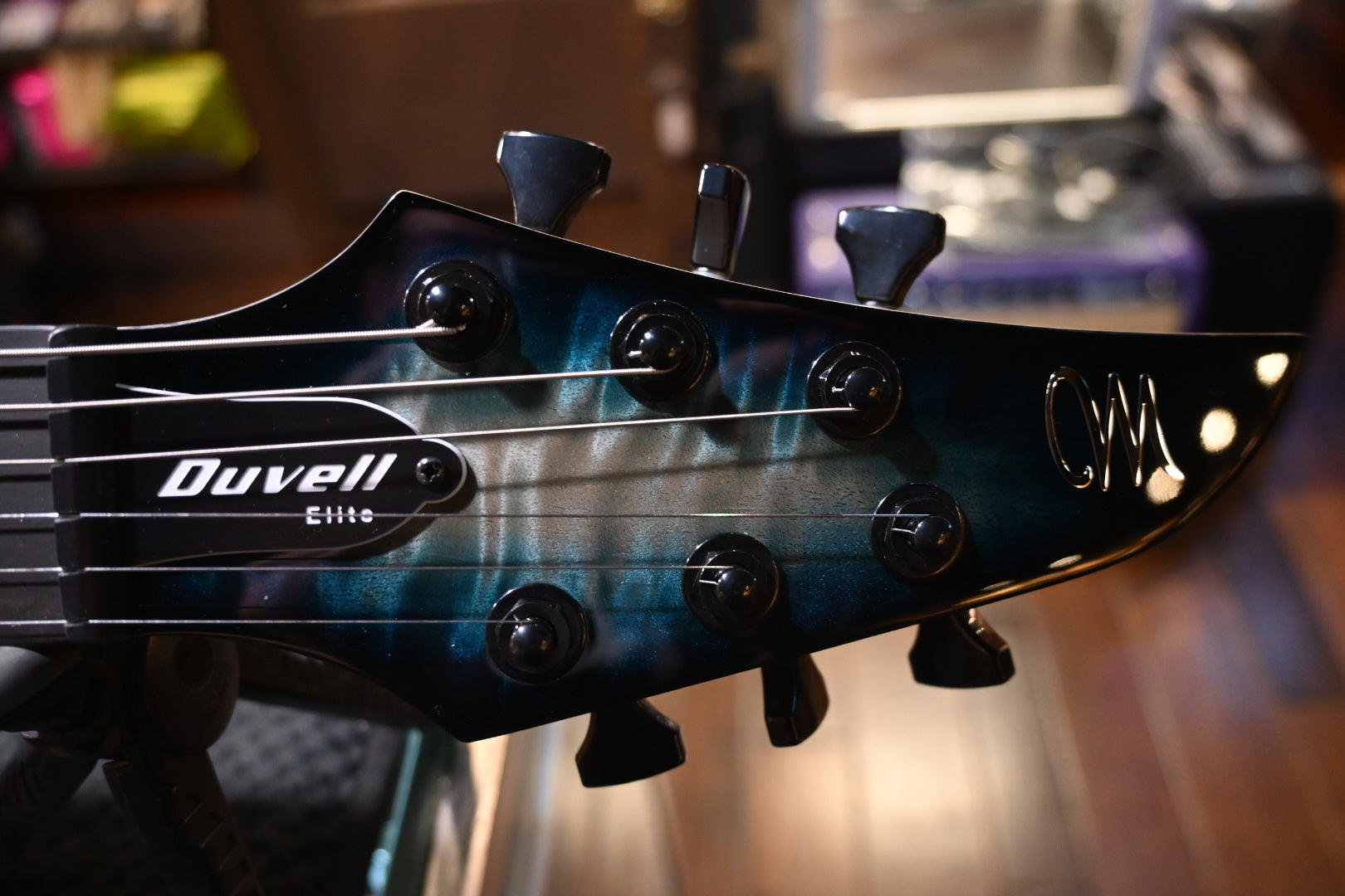 Mayones Duvell Elite 6 - Turquoise Iris Guitar #7128 - Danville Music
