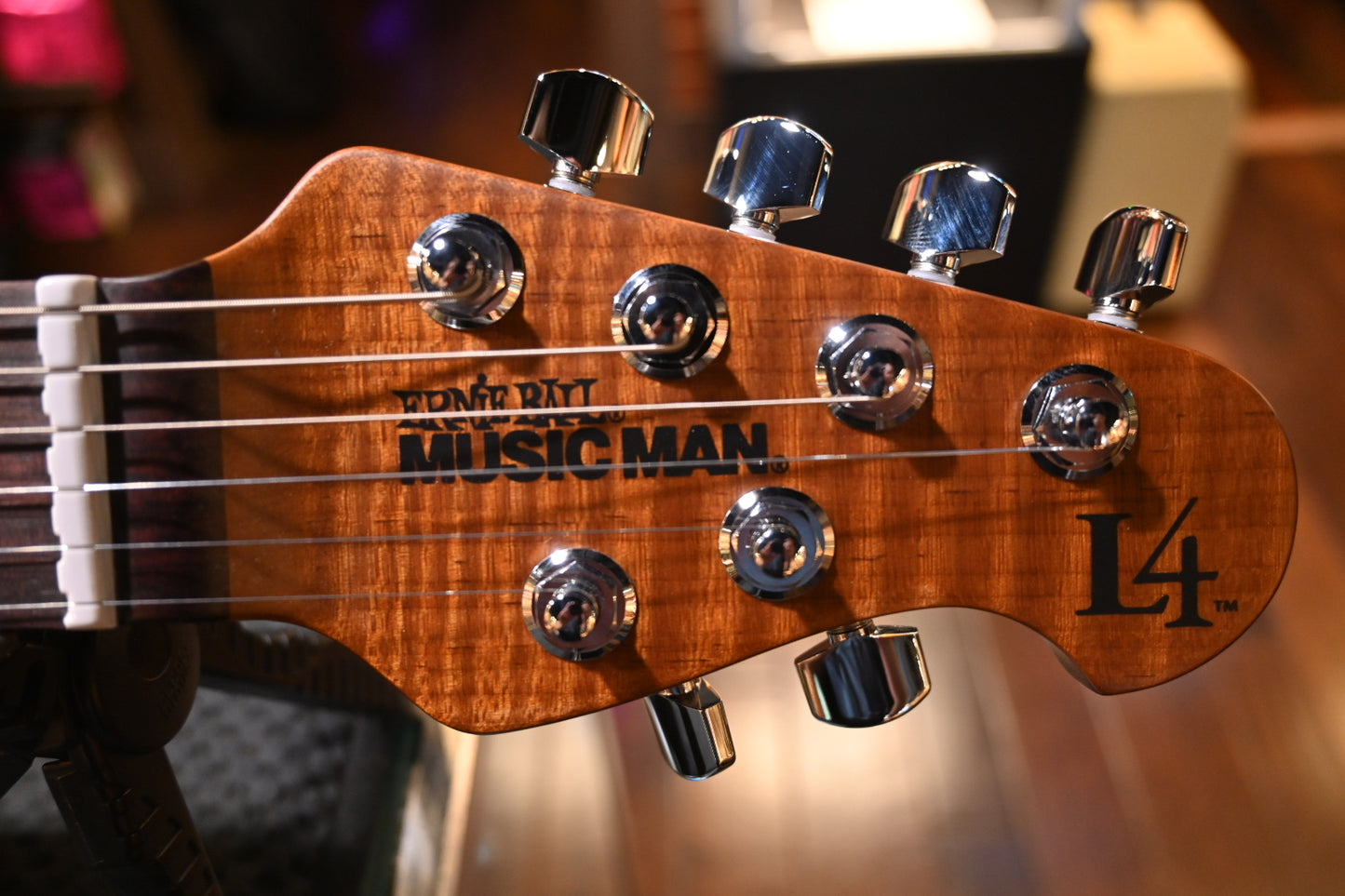 Music Man Luke 4 HH - Blue Dream Guitar #5003 - Danville Music