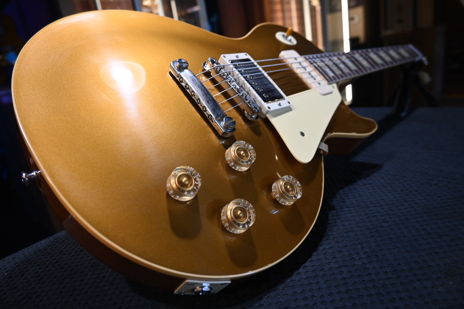 Gibson Custom Shop 1956 Les Paul Standard Reissue Goldtop VOS PSL - Double Gold Guitar #5142 - Danville Music
