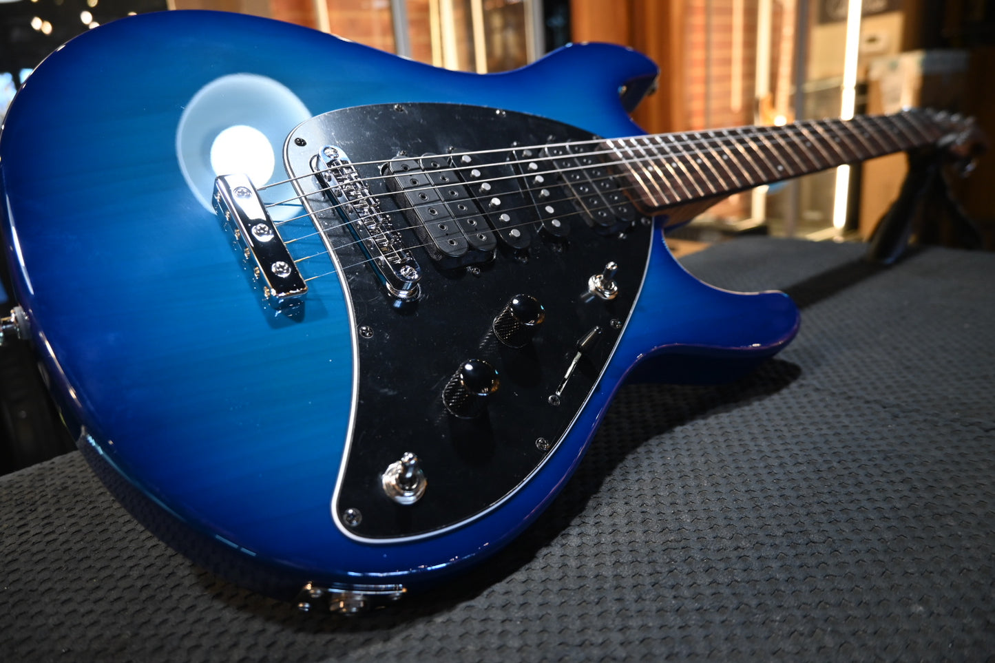 Music Man Steve Morse - Morse Blue Burst Guitar #0792