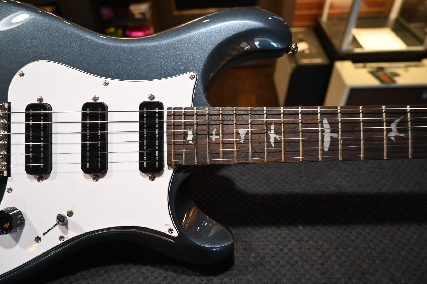 PRS SE NF3 Rosewood - Gun Metal Grey Guitar #5534 USED - Danville Music