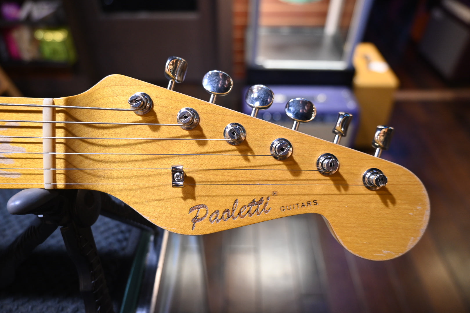 Paoletti Custom Shop Masterbuilt Stratospheric Owned By Joe Satriani - 3-Color Sunburst Guitar #3918 - Danville Music