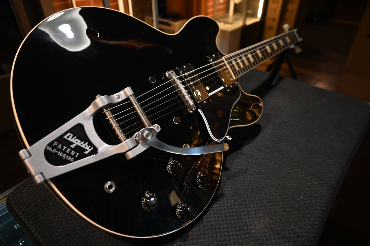 Gibson Custom Shop 1964 ES-335 Reissue Bigsby VOS 2020 - Ebony Guitar #0260
