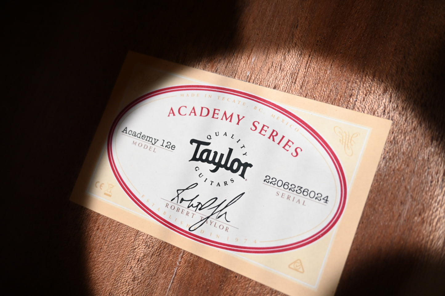 Taylor Academy 12e Guitar #6024