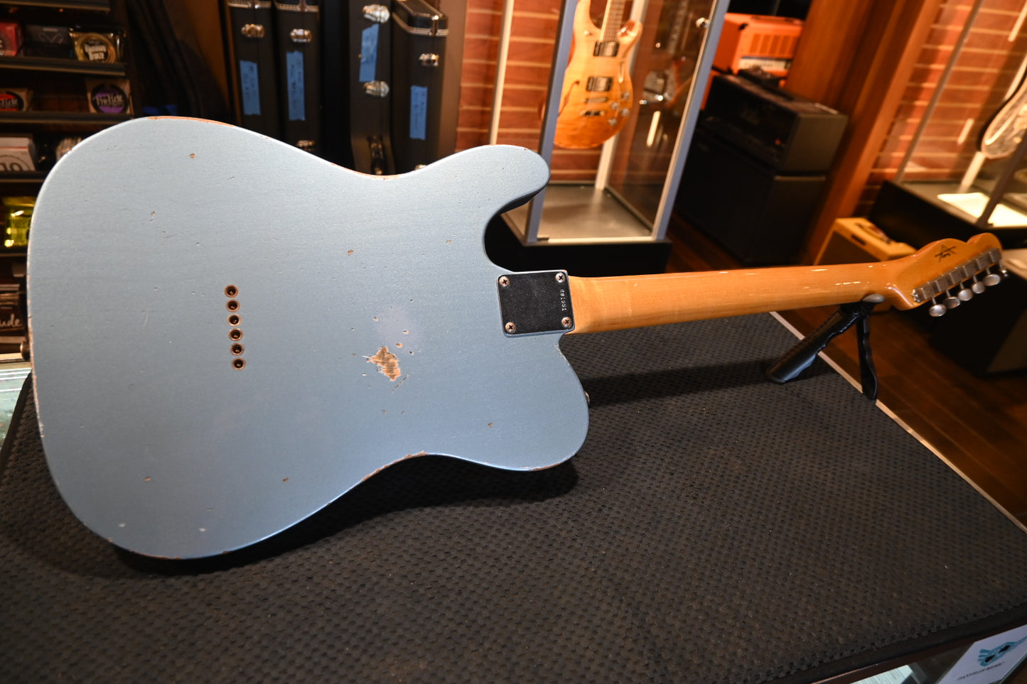 Fender Custom Shop 1963 Telecaster Relic 2015 - Ice Blue Metallic Guitar #1551