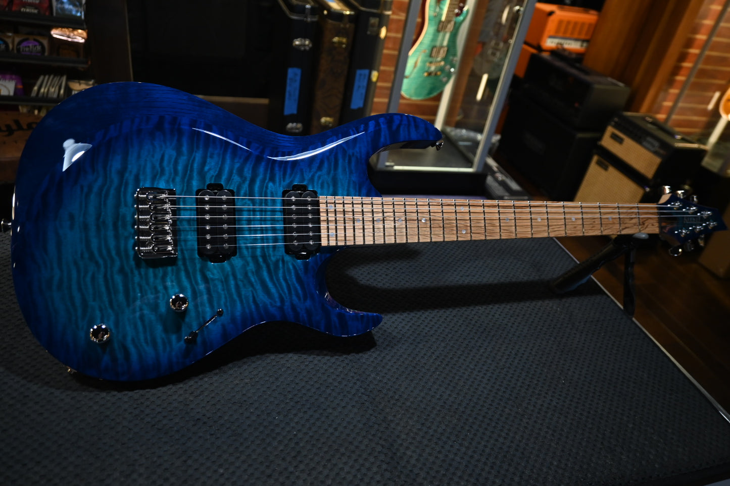 Kiesel Aeries Bolt-On 2023 - Translucent Aqua Burst Guitar - Danville Music