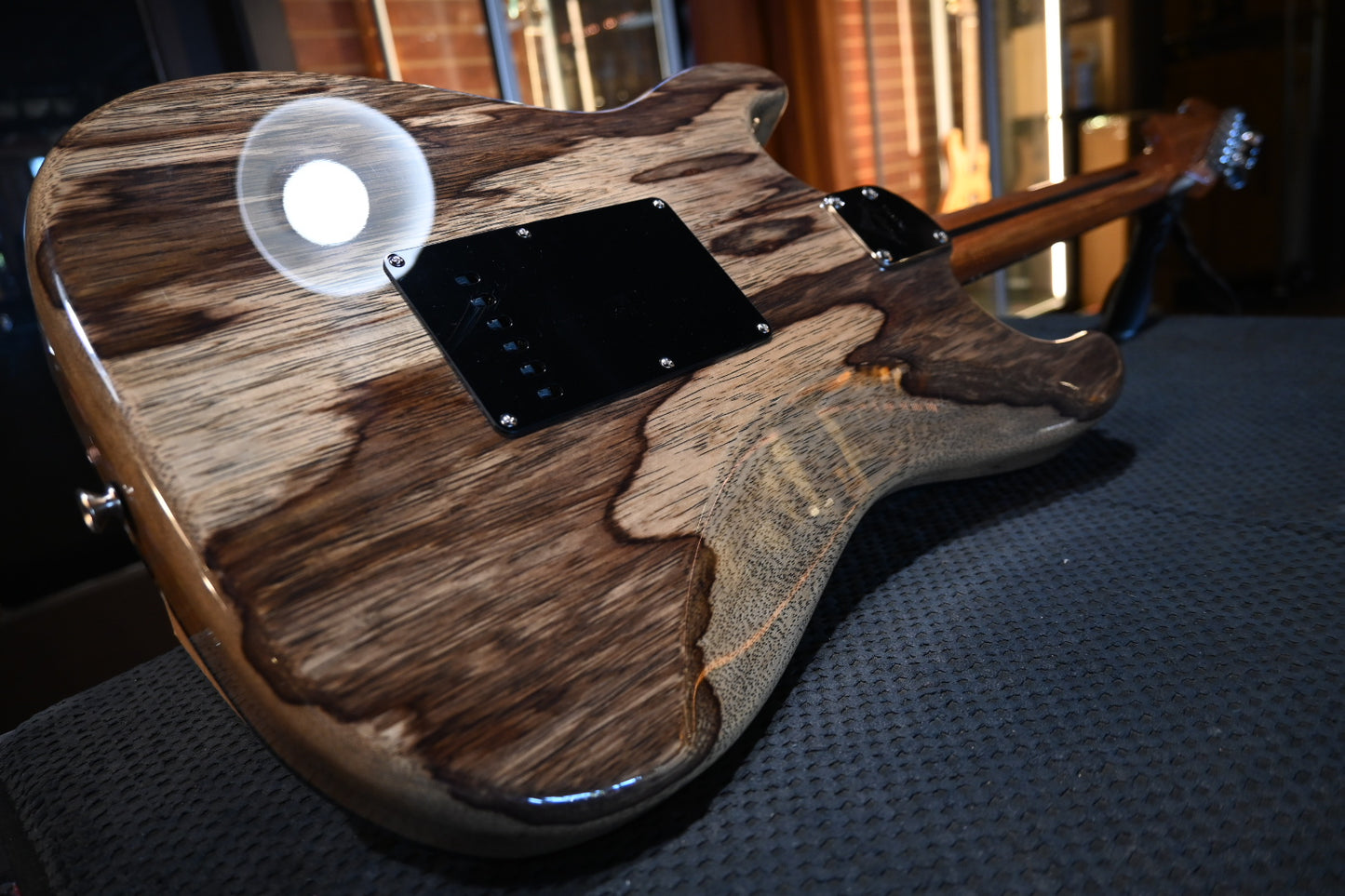 Fender Custom Shop Kyle McMillin Masterbuilt Prestige Stratocaster NOS Spalted Maple - Natural Guitar #1379 - Danville Music