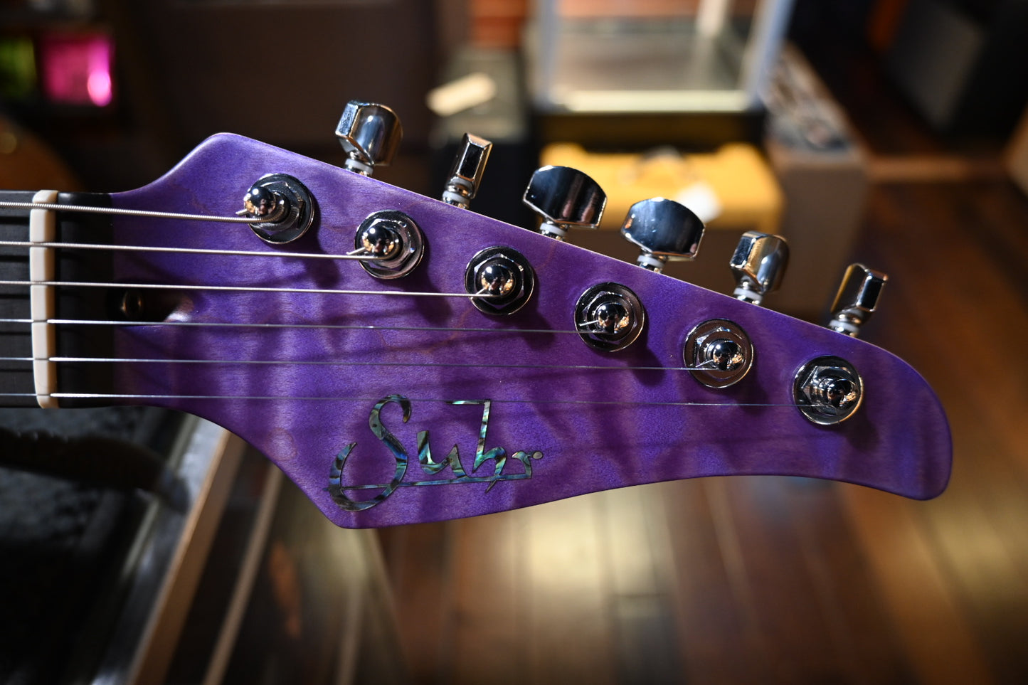 Suhr Custom Modern - Trans Purple Satin Guitar #6331 USED