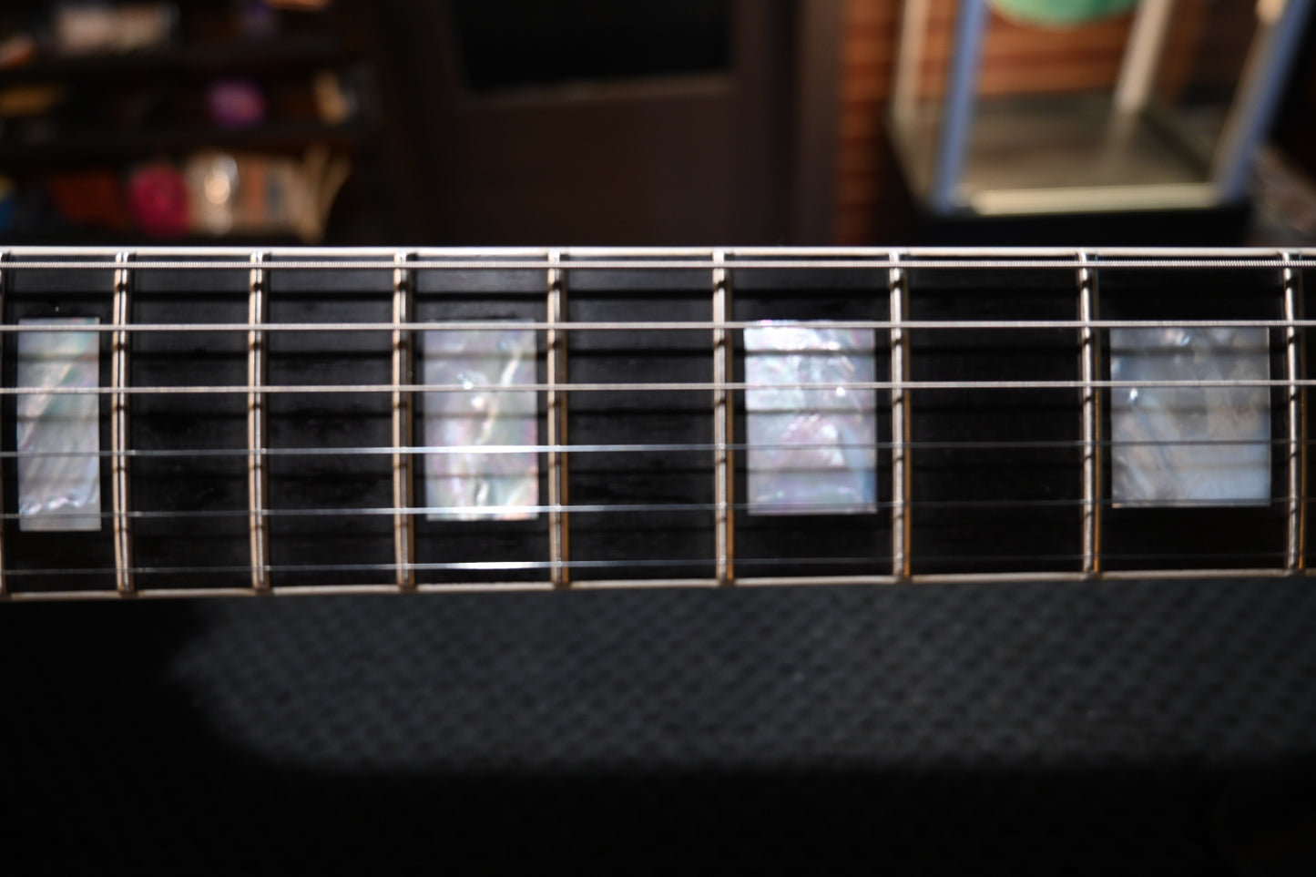 Gibson Custom Shop Kirk Hammett 1989 Les Paul Custom Murphy Lab Aged Nitro 2024 - Ebony Guitar #KH114 - Danville Music