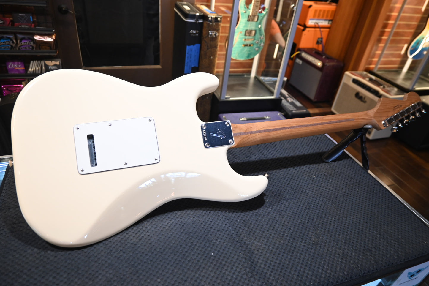 Fender Limited Edition Player II Stratocaster Roasted Maple - Olympic White Guitar #7764 - Danville Music