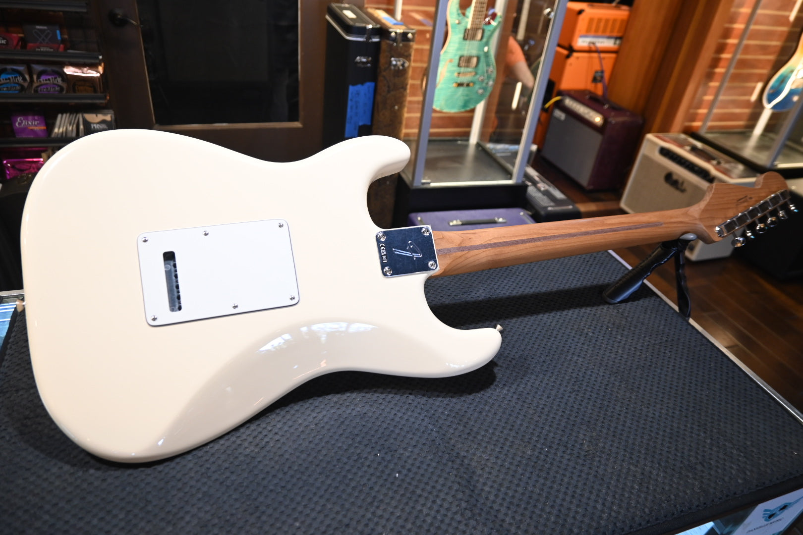 Fender Limited Edition Player II Stratocaster Roasted Maple - Olympic White Guitar #7764 - Danville Music