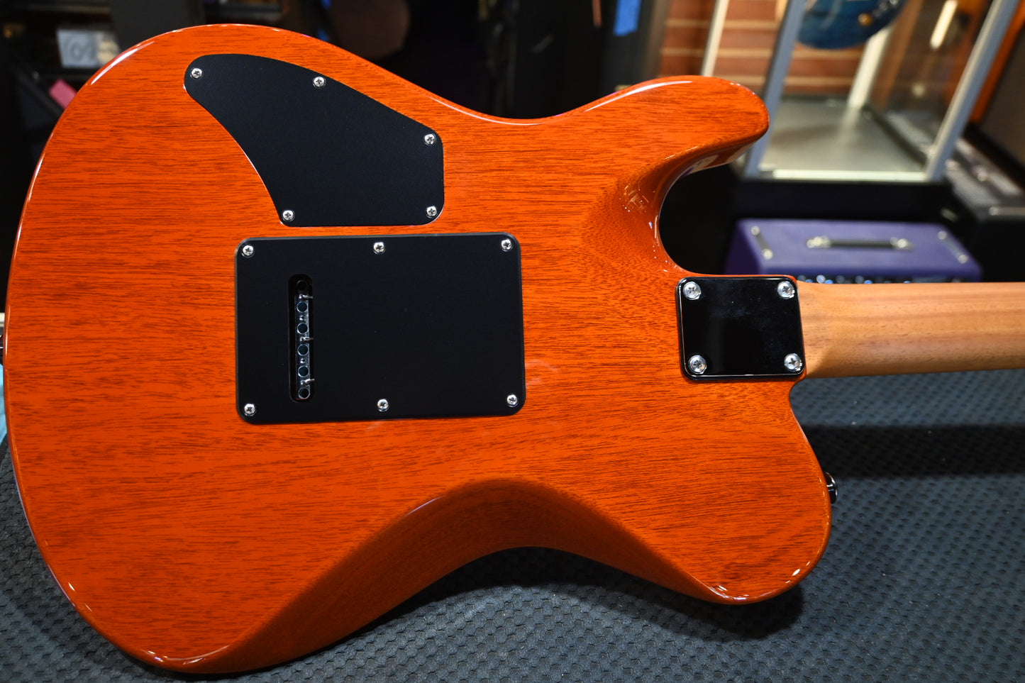Suhr Oso Figured Maple - Custom Orange Stain Guitar #9358