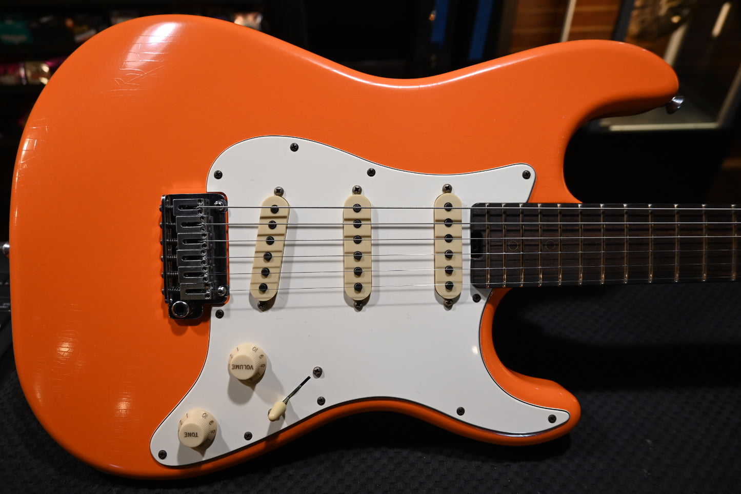Schecter Nick Johnston USA Signature 2020 - Atomic Orange Nitro Guitar #1014