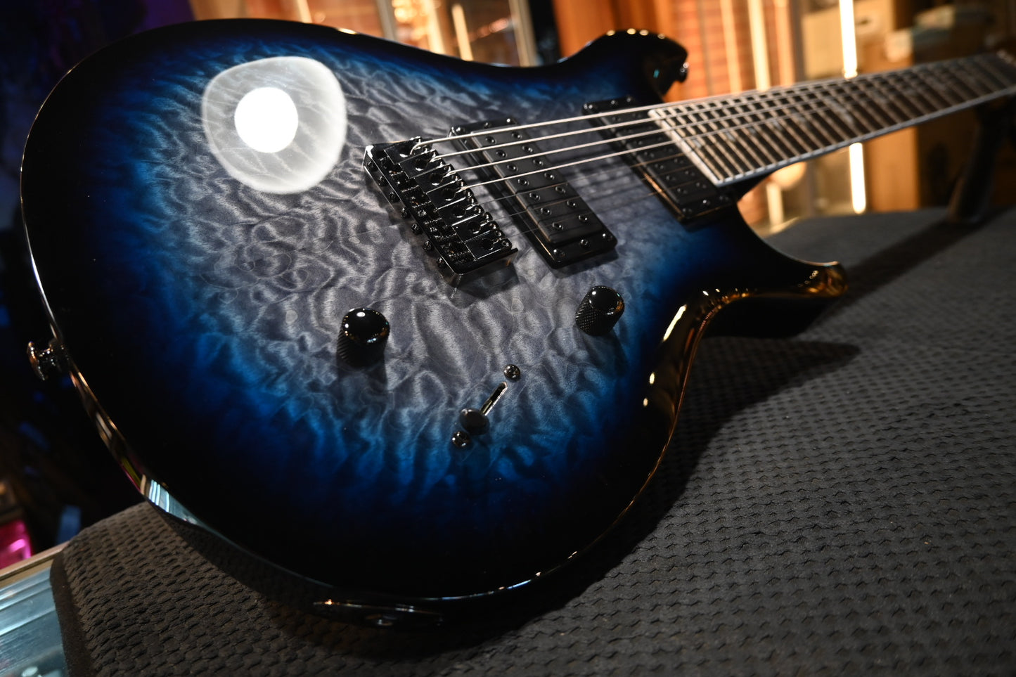 PRS SE Holcomb SVN - Holcomb Blue Burst Guitar #8119 - Danville Music