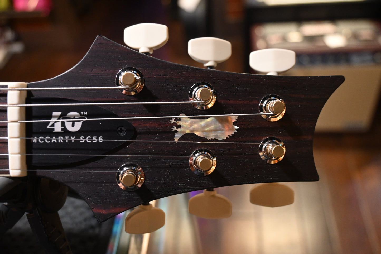 PRS 40th Anniversary McCarty SC56 Limited Edition - Translucent Black Guitar #6069 - Danville Music