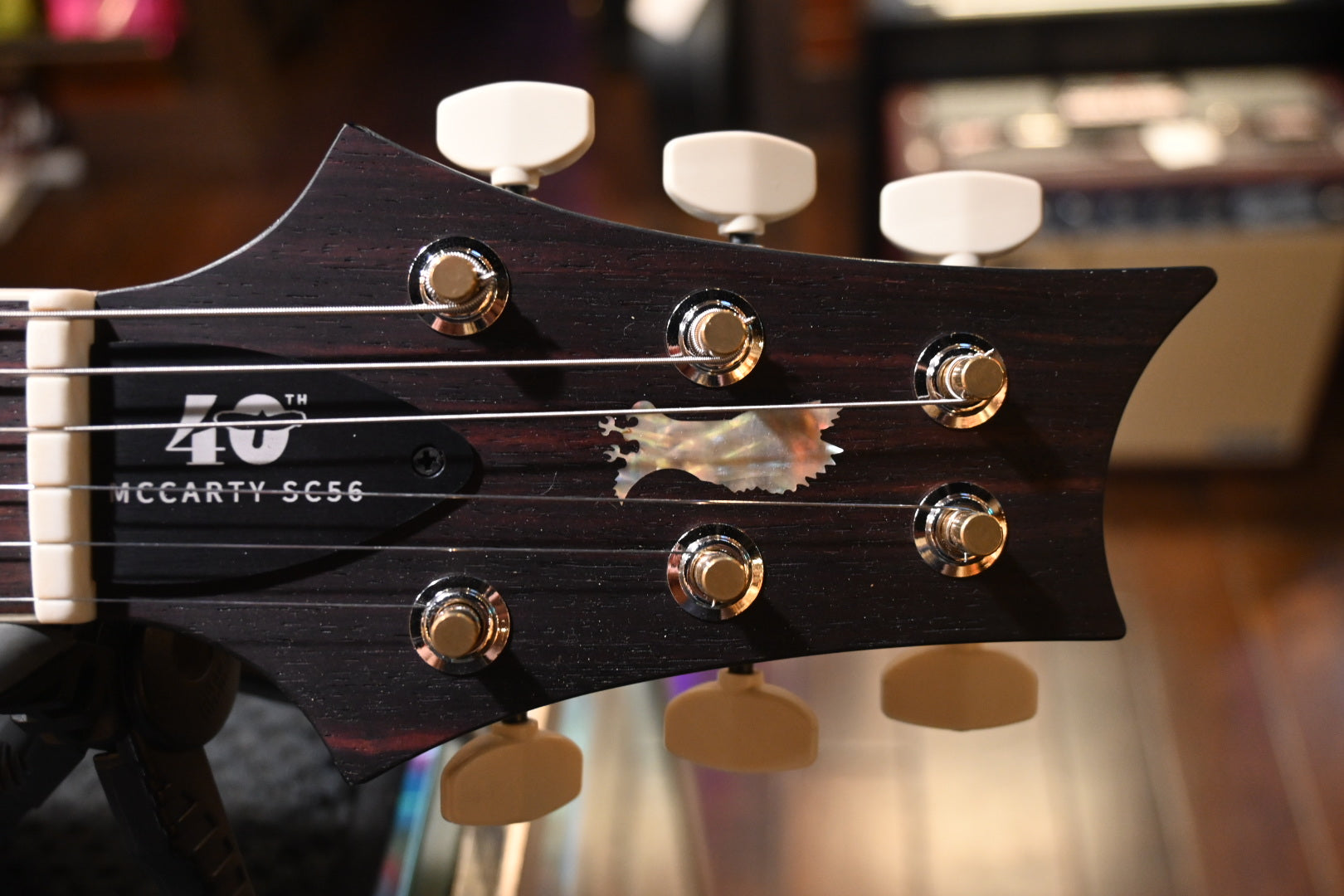 PRS 40th Anniversary McCarty SC56 Limited Edition - Translucent Black Guitar #6069 - Danville Music