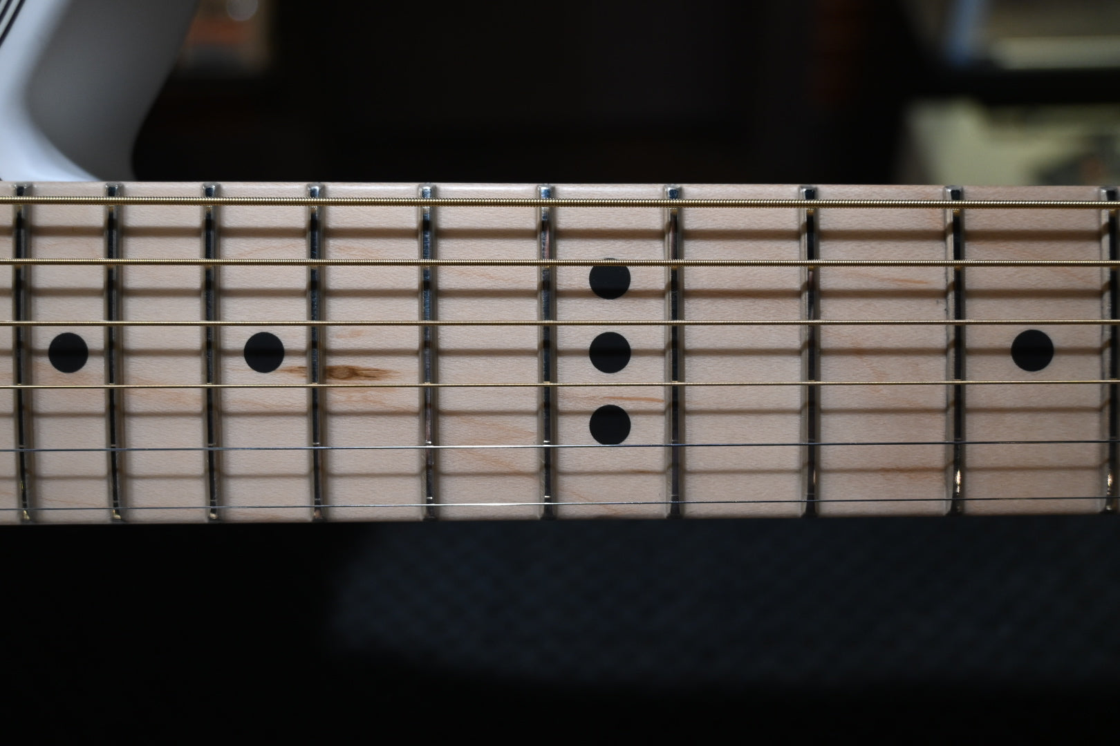Fender Jack Whit Signature Triplesonic - Arctic White Guitar - Danville Music
