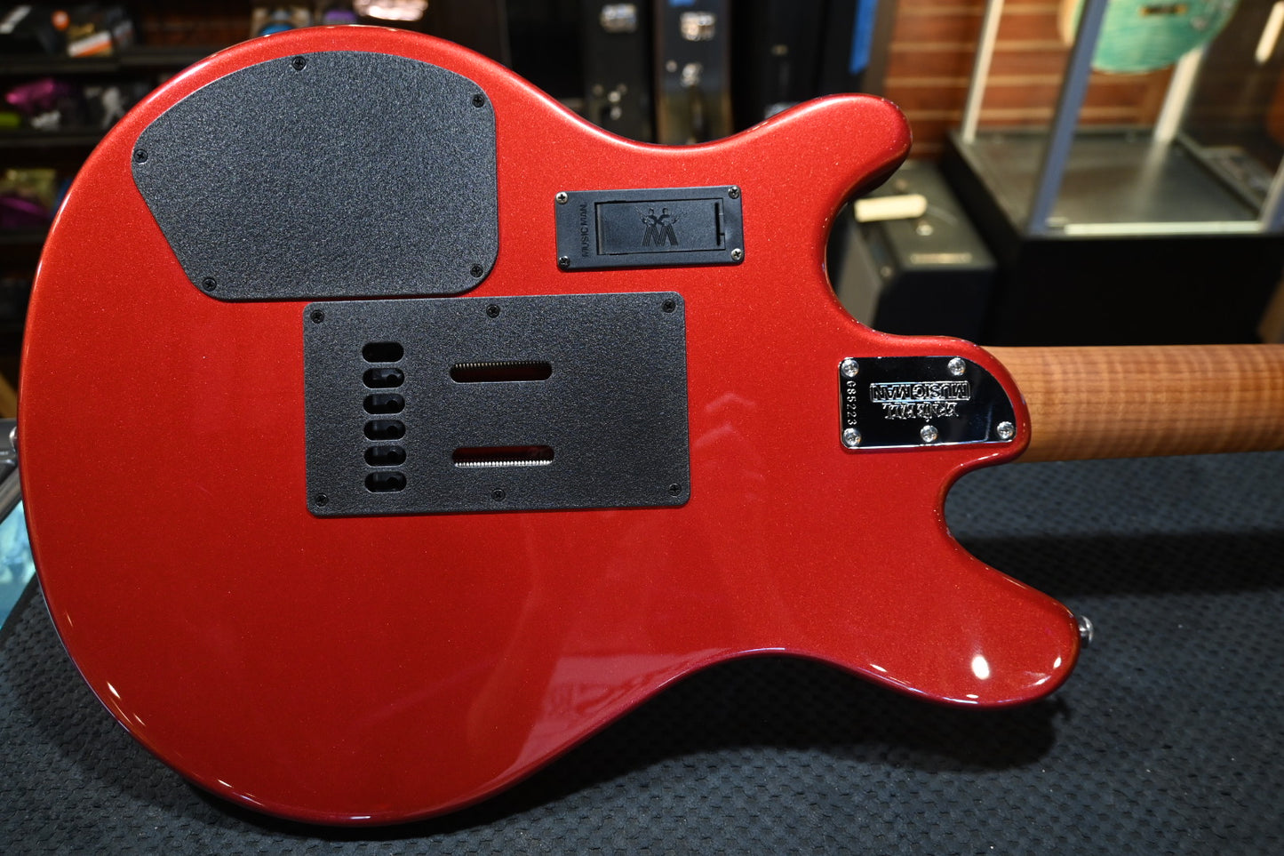 Music Man Valentine - Husker Red Guitar #5223 USED - Danville Music