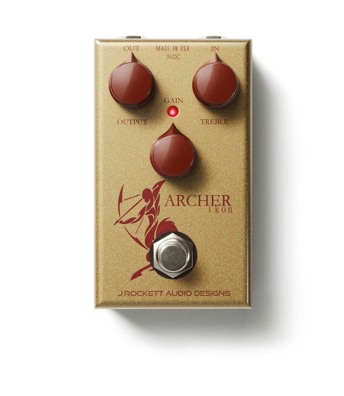 J. Rockett Audio Designs Archer Ikon Boost/Overdrive Effect Pedal - Danville Music
