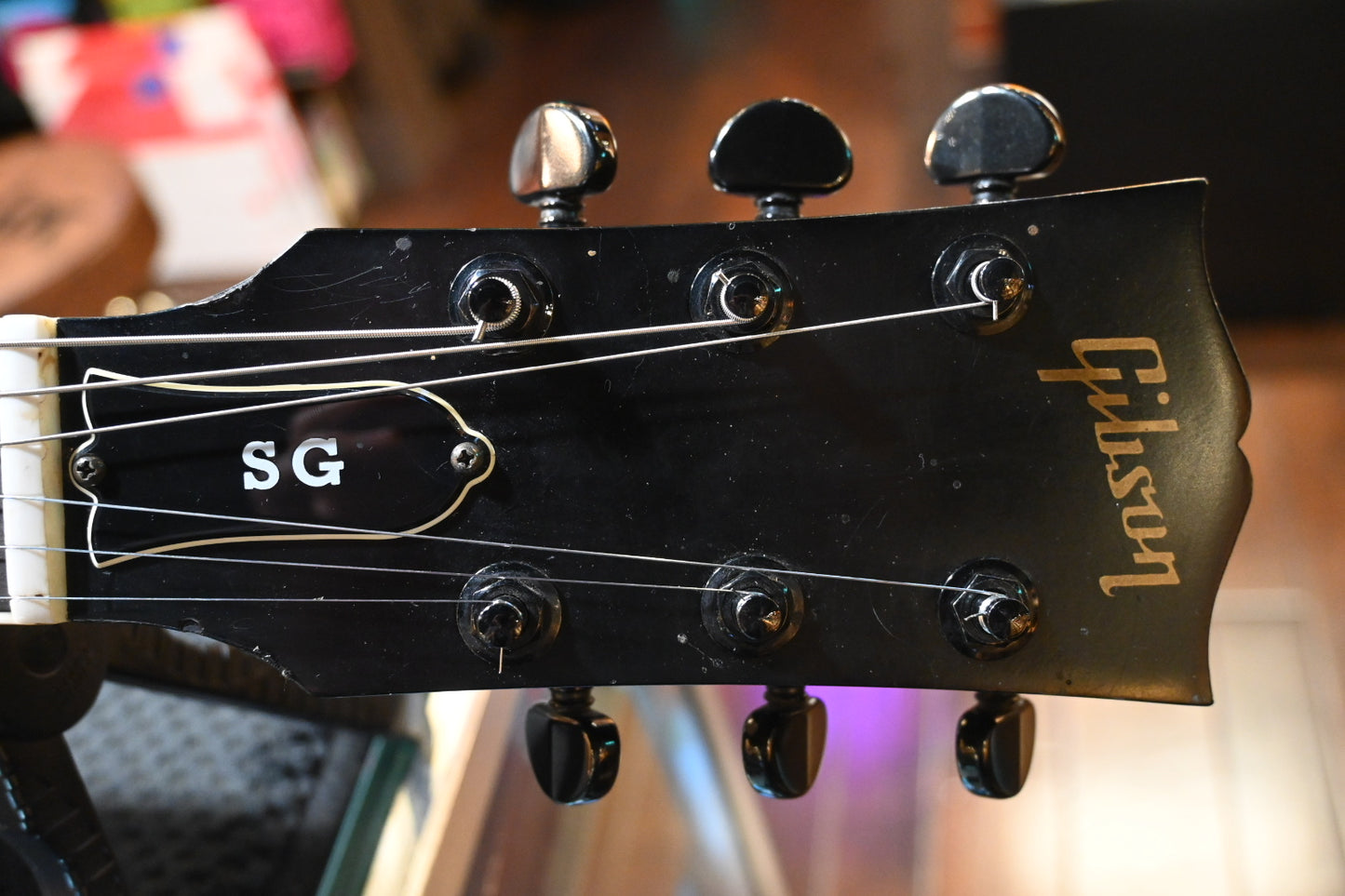 Gibson SG 60’s Re-issue 2007 Week 32 Guitar if the Week Stoptail - Black #0560 PRE-OWNED - Danville Music