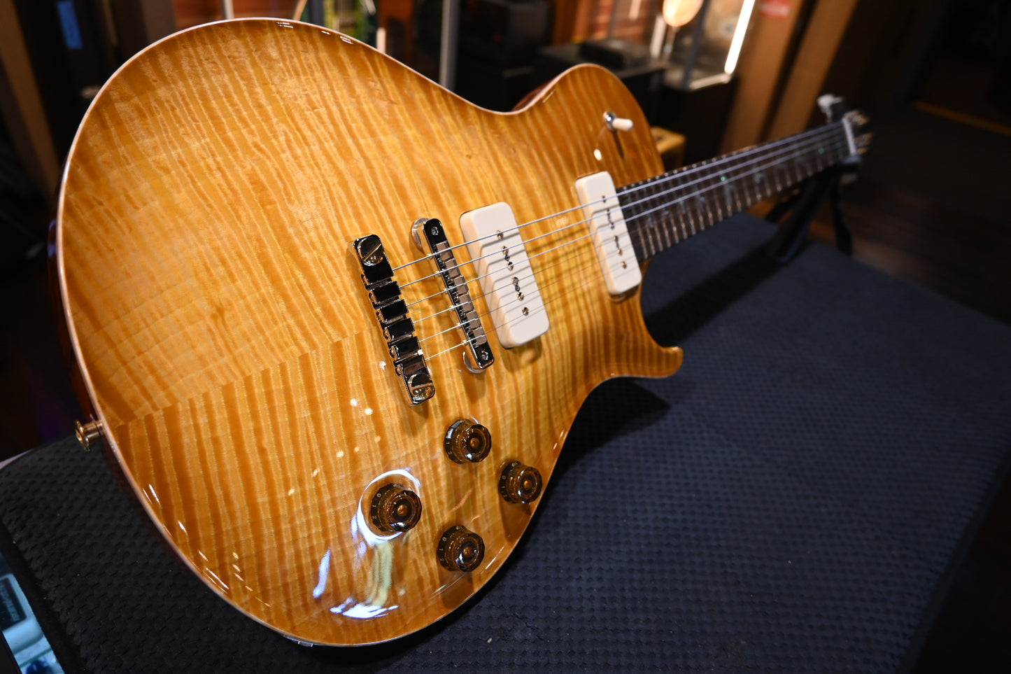 PRS Private Stock McCarty SC 594 Single-Cut Soapbar P90s Brazilian Rosewood Neck - Vintage McCarty Burst Guitar #11481