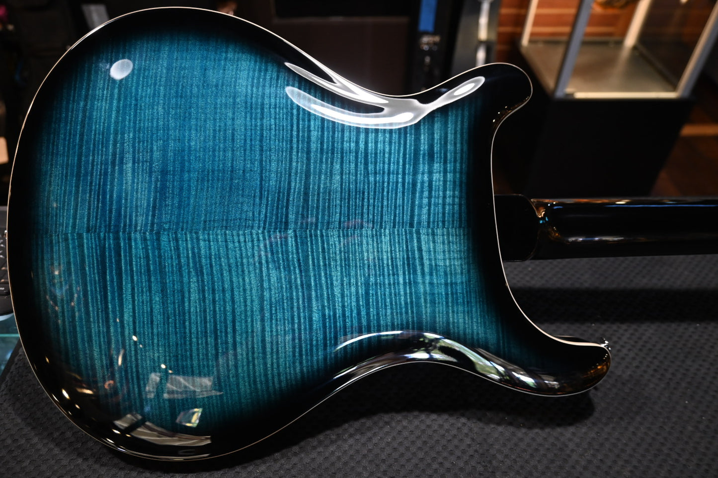 PRS SE Hollowbody II Piezo - Peacock Blue Guitar #0136