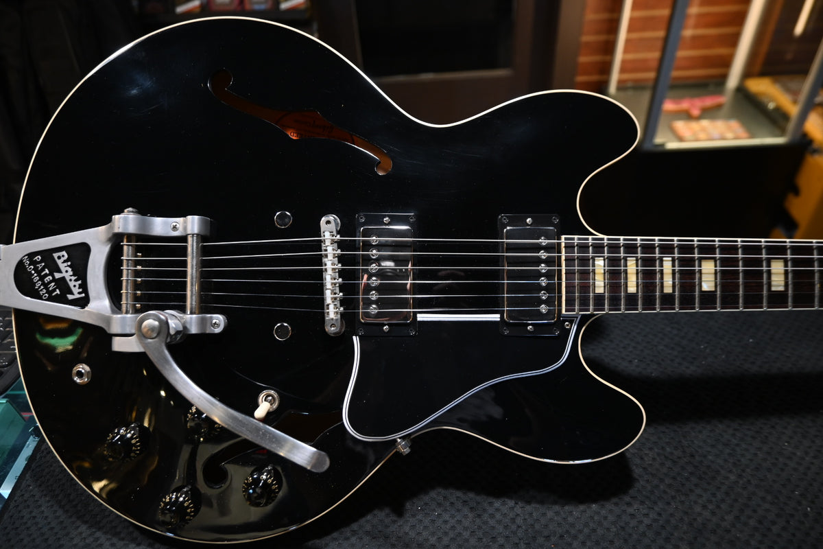 Gibson Custom Shop 1964 ES-335 Reissue Bigsby VOS 2020 - Ebony Guitar #0260