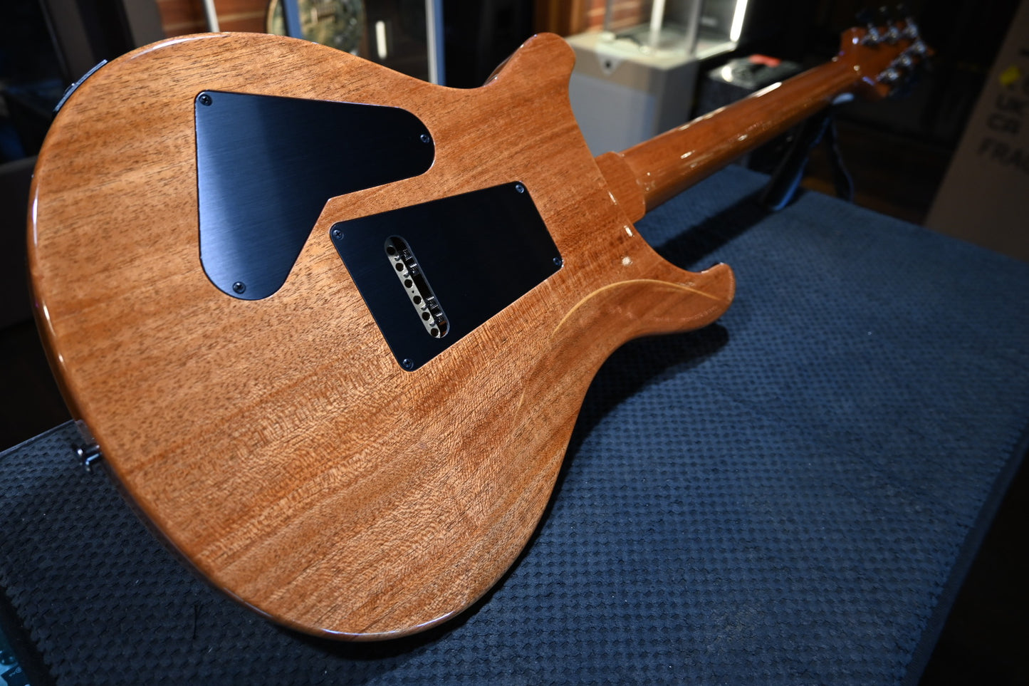 PRS Custom 24 Artist Grade Quilt Top Private Stock Color Limited Edition - Faded Indigo Guitar #5586