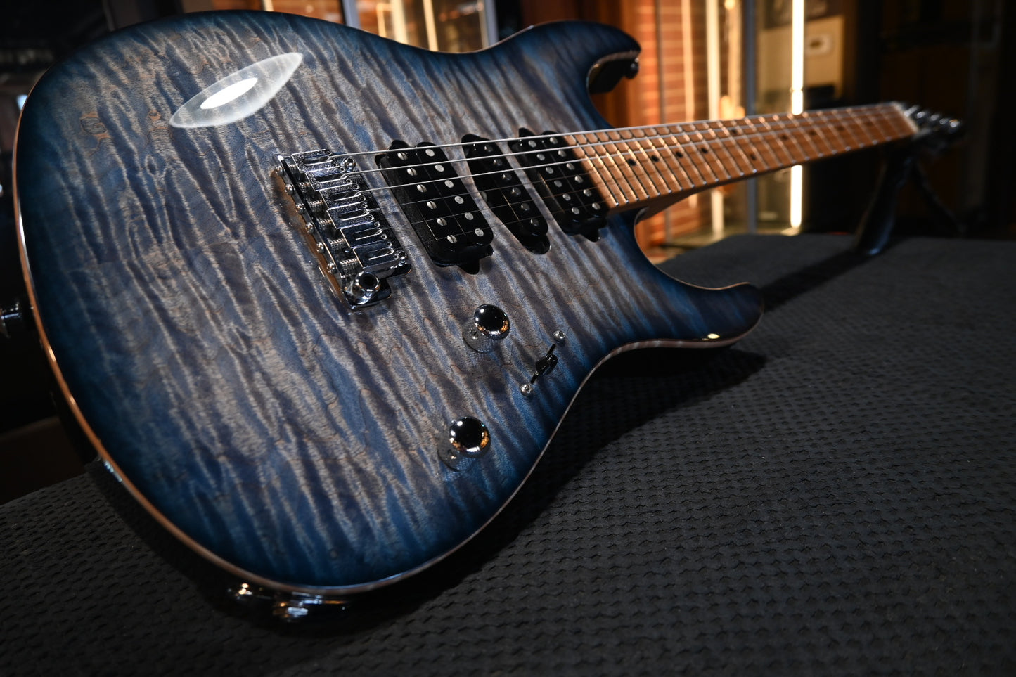Suhr Modern Plus - Faded Trans Whale Blue Burst Guitar #2119 - Danville Music