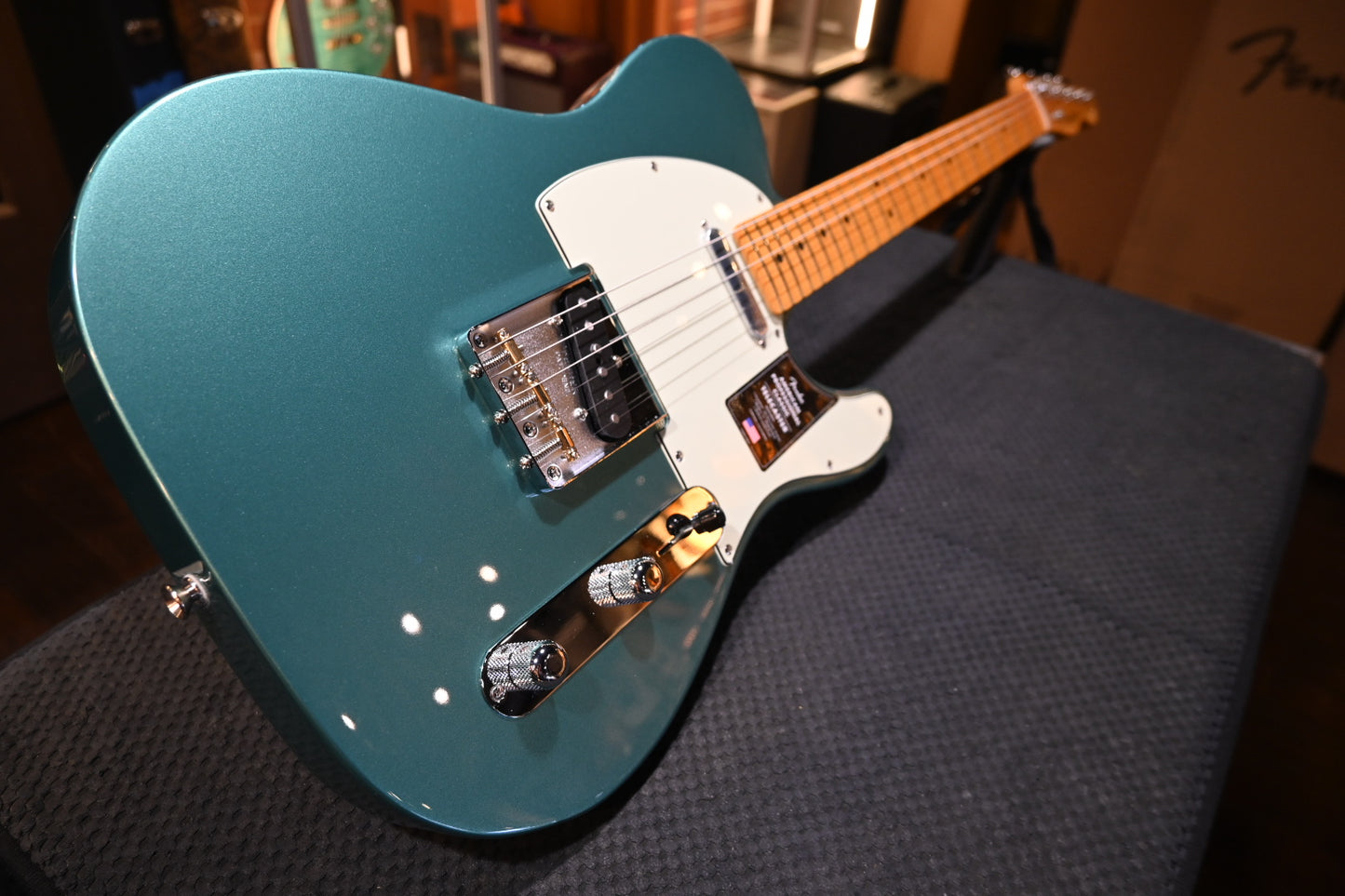 Fender American Professional Classic Telecaster - Faded Sherwood Green Metallic Guitar #8759