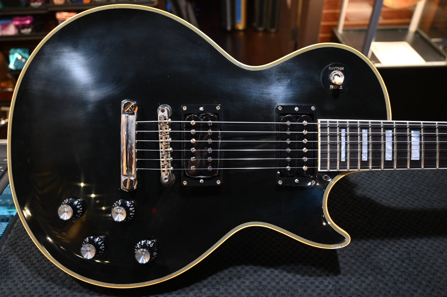 Gibson Custom Shop ‘68 Les Paul Custom 2021 - Black Guitar #0308 PRE-OWNED - Danville Music