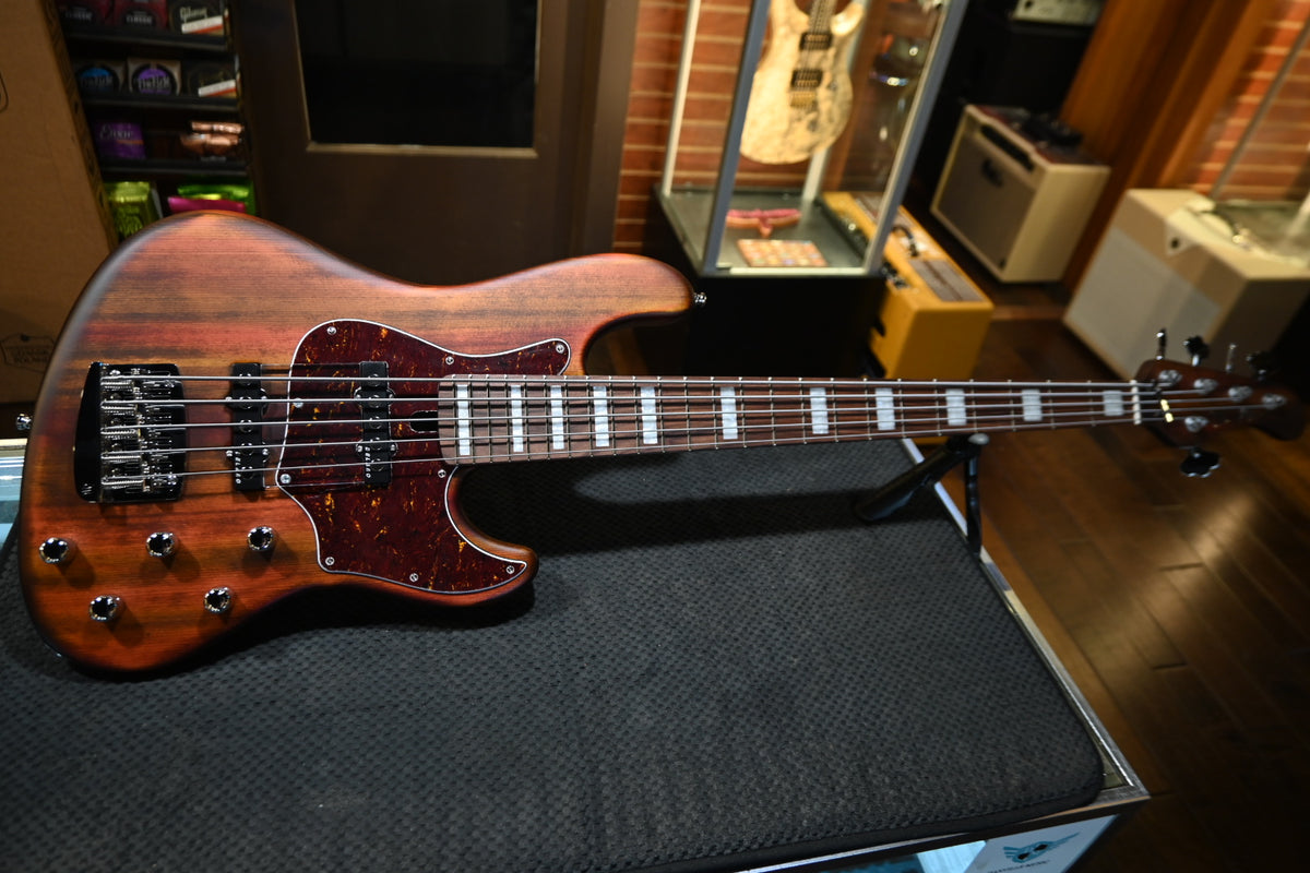 Mayones Jabba HF Antique Brown 5 - Antique Brown Bass #6728