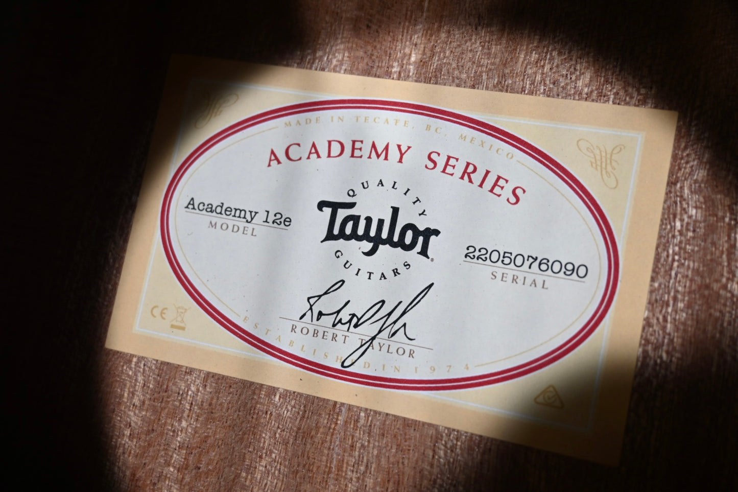 Taylor Academy 12e Guitar #6090