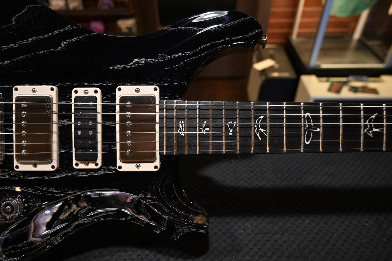 PRS Wood Library Special Semi-Hollow - Black Doghair Guitar #7358 - Danville Music