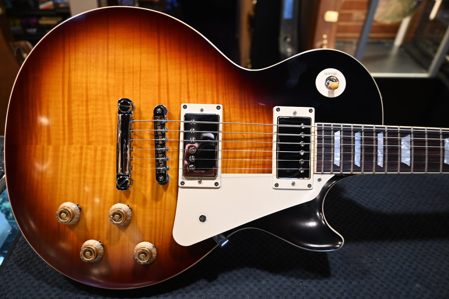 Epiphone Inspired by Gibson Custom 1959 Les Paul Standard Reissue - Washed Bourbon Burst Guitar #7480