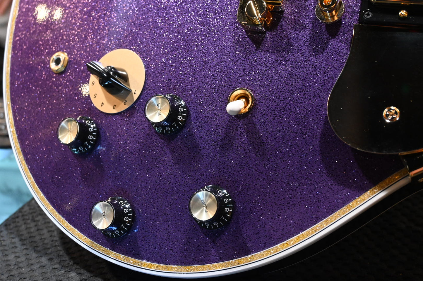 Gibson Custom Shop B.B. King Lucille Legacy One-of-a-Kind - Purple Sparkle Guitar #2889 - Danville Music