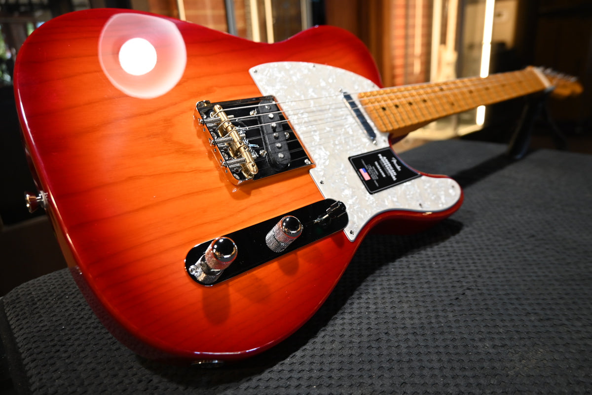 Fender American Professional Telecaster - Aged Cherry Burst Guitar #8492