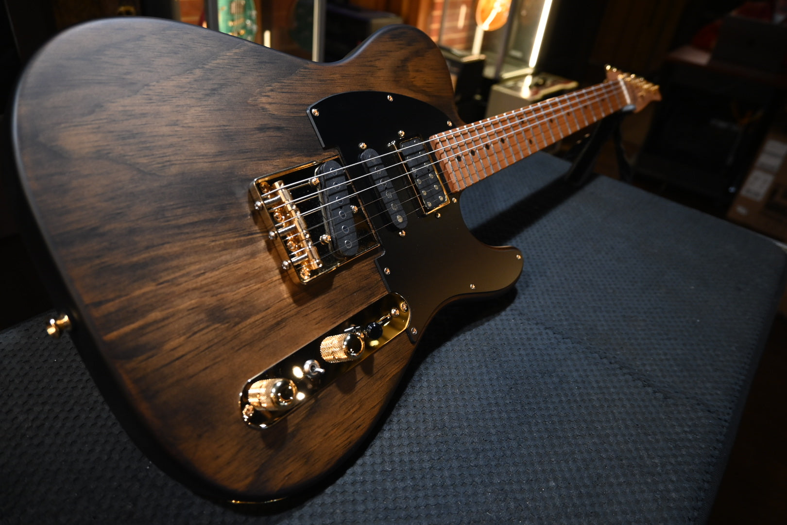 Tom Anderson T Icon Roasted Pine Satin Rustic Brown Guitar 125A